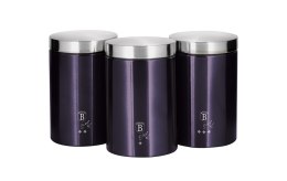 ZESTAW 3 POJEMNIKÓW KUCHENNYCH PURPLE ECLIPSE BH-6827
