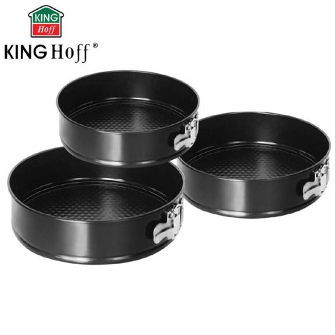 ZESTAW 3 TORTOWNIC BLASZANYCH NON-STICK KiNGHOFF KH-4200 ZESTAW 3 TORTOWNIC BLASZANYCH NON-STICK KiNGHOFF KH-4200