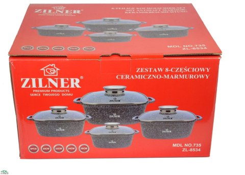 ZESTAW 4 BRYTFANN GARNKÓW 2.8 3.5 4.4 5.5L ZILNER ZL-8534 ZESTAW 4 BRYTFANN GARNKÓW 2.8 3.5 4.4 5.5L ZILNER ZL-8534