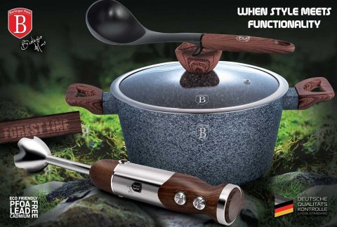 ZESTAW 4 EL. GARNEK Z PATELNIĄ 24CM BERLINGER HAUS FOREST LINE 3 ELE BH-6199 ZESTAW 4 EL. GARNEK Z PATELNIĄ 24CM BERLINGER HAUS FOREST LINE 3 ELE BH-6199