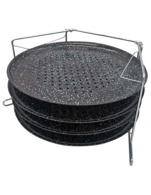 ZESTAW 4 FORM DO PIZZY ZE STELAŻEM KINGHOFF KH-1553 ZESTAW 4 FORM DO PIZZY ZE STELAŻEM KINGHOFF KH-1553