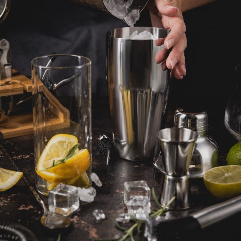 ZESTAW BARMAŃSKI DO DRINKÓW KOKTAJLI 13-ELE SHAKER SREBRNY KLAUSBERG KB-7654 ZESTAW BARMAŃSKI DO DRINKÓW KOKTAJLI 13-ELE SHAKER SREBRNY KLAUSBERG KB-7654