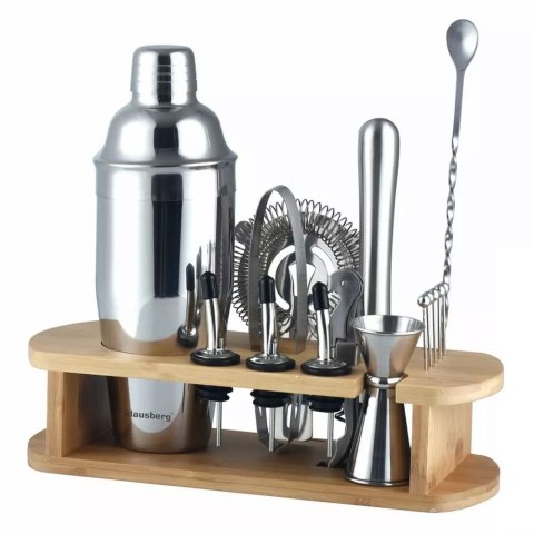 ZESTAW BAROWY 16 ELEMENTÓW SHAKER KLAUSBERG KB-7582 SREBRNY ZESTAW BAROWY 16 ELEMENTÓW SHAKER KLAUSBERG KB-7582 SREBRNY