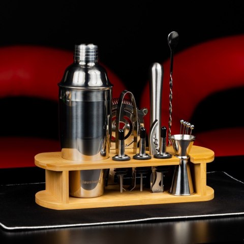 ZESTAW BAROWY 16 ELEMENTÓW SHAKER KLAUSBERG KB-7582 SREBRNY ZESTAW BAROWY 16 ELEMENTÓW SHAKER KLAUSBERG KB-7582 SREBRNY