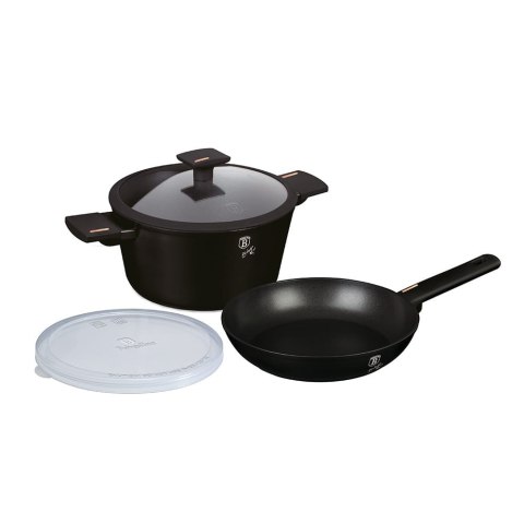 ZESTAW GARNEK Z PATELNIĄ 24CM Z POWŁOKĄ TYTANOWĄ 4-ELE BERLINGER HAUS MONACO BH-7098 ZESTAW GARNEK Z PATELNIĄ 24CM Z POWŁOKĄ TYTANOWĄ 4-ELE BERLINGER HAUS MONACO BH-7098