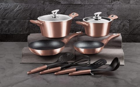 ZESTAW GARNKÓW 10 El. BERLINGER HAUS METALLIC ROSE GOLD BH-6142 ZESTAW GARNKÓW 10 El. BERLINGER HAUS METALLIC ROSE GOLD BH-6142