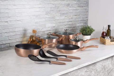 ZESTAW GARNKÓW 11 ELE. BERLINGER HAUS METALLIC LINE ROSEGOLD BH-6160 ZESTAW GARNKÓW 11 ELE. BERLINGER HAUS METALLIC LINE ROSEGOLD BH-6160
