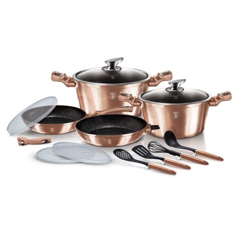 ZESTAW GARNKÓW 13 EL. BERLINGER HAUS METALLIC LINE ROSE GOLD BH-7058 ZESTAW GARNKÓW 13 EL. BERLINGER HAUS METALLIC LINE ROSE GOLD BH-7058
