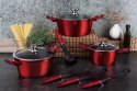 ZESTAW GARNKÓW 18 ELE BERLINGER HAUS METALLIC BURGUNDY BH-7035
