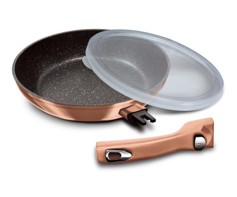 ZESTAW GARNKÓW GRANITOWYCH 6 ELE BERLINGER HAUS METALLIC LINE ROSE GOLD BH-7051 ZESTAW GARNKÓW GRANITOWYCH 6 ELE BERLINGER HAUS METALLIC LINE ROSE GOLD BH-7051