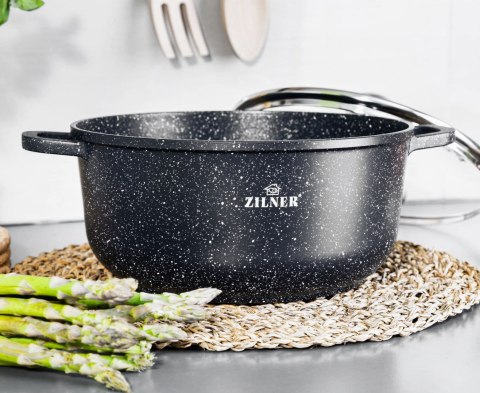 ZESTAW GARNKÓW MARMUROWYCH 10/13/18L ZILNER BLACK ZL-8601 ZESTAW GARNKÓW MARMUROWYCH 10/13/18L ZILNER BLACK ZL-8601