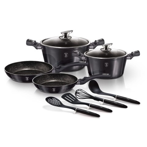 ZESTAW GARNKÓW Z POWŁ. GRANITOWĄ 10 EL. BERLINGER HAUS Carbon Pro BH-6917 ZESTAW GARNKÓW Z POWŁ. GRANITOWĄ 10 EL. BERLINGER HAUS Carbon Pro BH-6917