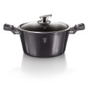 ZESTAW GARNKÓW Z POWŁ. GRANITOWĄ + NOŻE 17 EL. BERLINGER HAUS Carbon Pro BH-6920