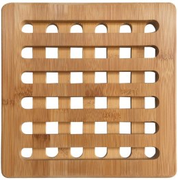 ZESTAW KWADRATOWYCH PODSTAWEK Z BAMBUSA 20cm KiNGHOFF KH-1216