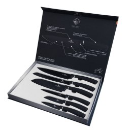 ZESTAW NOŻY 6 ELE. BERLINGER HAUS BLACK SILVER BH-2383