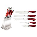 ZESTAW NOŻY 6 ELE. BERLINGER HAUS PASSION RED BH-2135