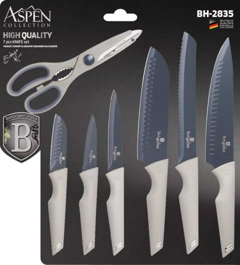 ZESTAW NOŻY 7 EL. BERLINGER HAUS ASPEN BH-2835 ZESTAW NOŻY 7 EL. BERLINGER HAUS ASPEN BH-2835