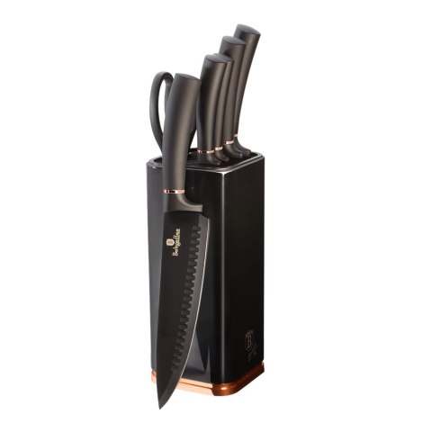ZESTAW NOŻY 7 EL. BERLINGER HAUS BLACK ROSE GOLD BH-2422 ZESTAW NOŻY 7 EL. BERLINGER HAUS BLACK ROSE GOLD BH-2422