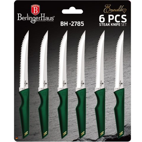 ZESTAW NOŻY DO STEKÓW LUB PIZZY 6 EL. BERLINGER HAUS EMERALD BH-2785 ZESTAW NOŻY DO STEKÓW LUB PIZZY 6 EL. BERLINGER HAUS EMERALD BH-2785