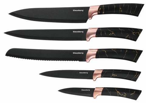 ZESTAW NOŻY KUCHENNYCH W BLOKU 5 EL. KLAUSBERG KB-7768 ZESTAW NOŻY KUCHENNYCH W BLOKU 5 EL. KLAUSBERG KB-7768