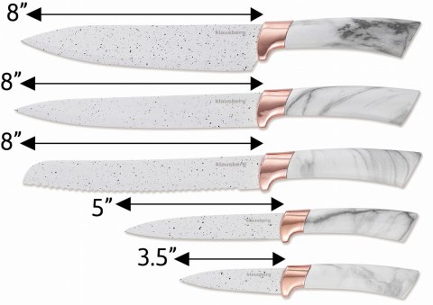 ZESTAW NOŻY KUCHENNYCH W BLOKU 5 EL. KLAUSBERG KB-7769 ZESTAW NOŻY KUCHENNYCH W BLOKU 5 EL. KLAUSBERG KB-7769