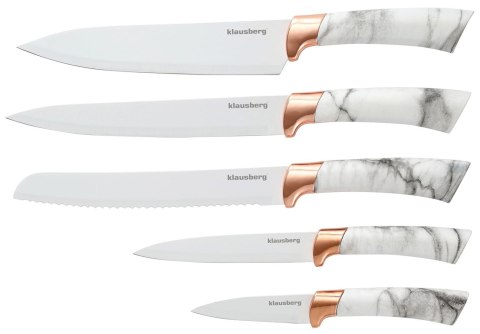ZESTAW NOŻY KUCHENNYCH W BLOKU 5 EL. KLAUSBERG KB-7800 ZESTAW NOŻY KUCHENNYCH W BLOKU 5 EL. KLAUSBERG KB-7800