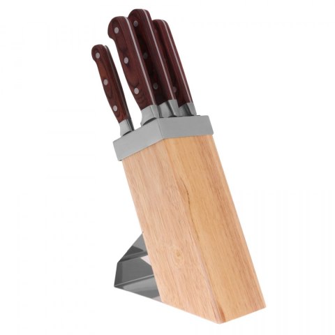 ZESTAW NOŻY KUCHENNYCH W BLOKU 6 ELE. KiNGHOFF KH-3463 ZESTAW NOŻY KUCHENNYCH W BLOKU 6 ELE. KiNGHOFF KH-3463