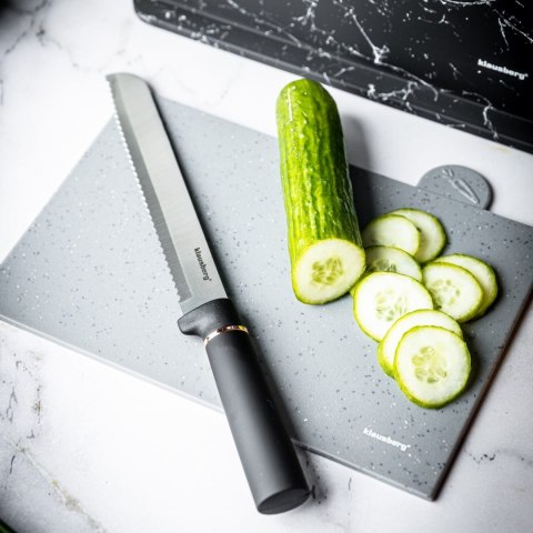 ZESTAW NOŻY KUCHENNYCH W BLOKU Z DESKAMI DO KROJENIA 10-EL. KLAUSBERG KB-7834 ZESTAW NOŻY KUCHENNYCH W BLOKU Z DESKAMI DO KROJENIA 10-EL. KLAUSBERG KB-7834