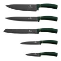 ZESTAW NOŻY NA STOJAKU MAGNETYCZNYM 6 EL. BERLINGER HAUS EMERALD BH-2518