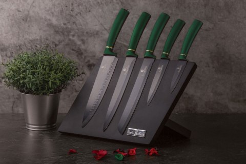 ZESTAW NOŻY NA STOJAKU MAGNETYCZNYM 6 EL. BERLINGER HAUS EMERALD BH-2518 ZESTAW NOŻY NA STOJAKU MAGNETYCZNYM 6 EL. BERLINGER HAUS EMERALD BH-2518