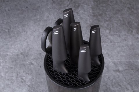 ZESTAW NOŻY W BLOKU 7 EL. BERLINGER HAUS SHINY BLACK BH-2793 ZESTAW NOŻY W BLOKU 7 EL. BERLINGER HAUS SHINY BLACK BH-2793