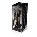 ZESTAW NOŻY W BLOKU 7 EL. BERLINGER HAUS SHINY BLACK BH-2793