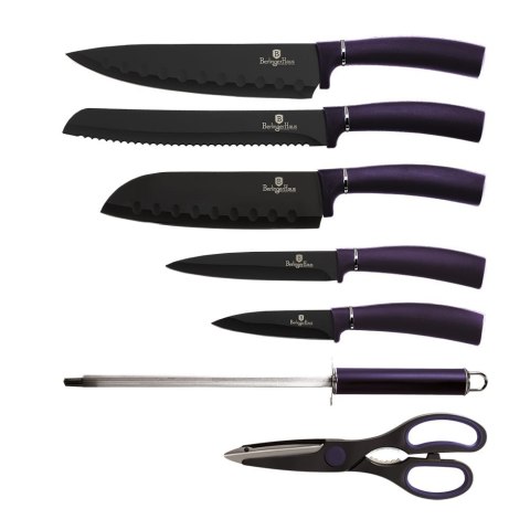 ZESTAW NOŻY W BLOKU 8 EL. BERLINGER HAUS PURPLE ECLIPSE BH-2560 ZESTAW NOŻY W BLOKU 8 EL. BERLINGER HAUS PURPLE ECLIPSE BH-2560