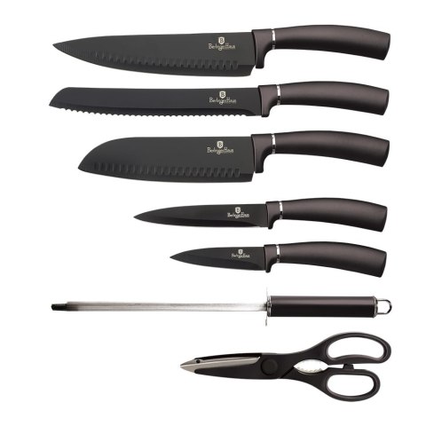 ZESTAW NOŻY W STOJAKU 8 EL. BERLINGER HAUS METALLIC LINE Carbon Pro BH-2685 ZESTAW NOŻY W STOJAKU 8 EL. BERLINGER HAUS METALLIC LINE Carbon Pro BH-2685