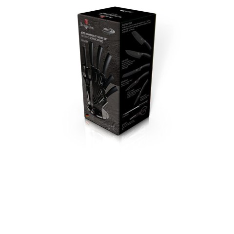 ZESTAW NOŻY W STOJAKU 8 EL. BERLINGER HAUS METALLIC LINE Carbon Pro BH-2685 ZESTAW NOŻY W STOJAKU 8 EL. BERLINGER HAUS METALLIC LINE Carbon Pro BH-2685