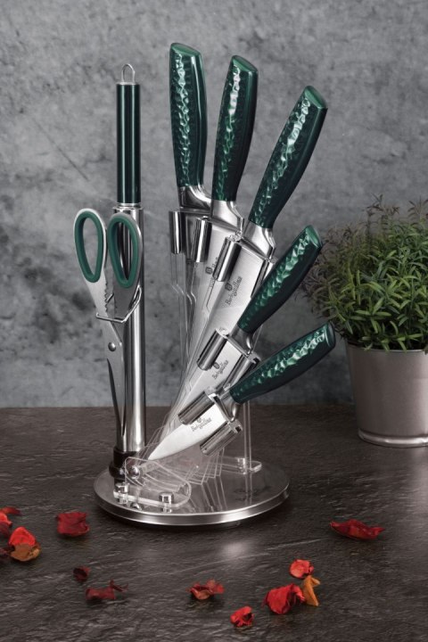 ZESTAW NOŻY W STOJAKU 8 EL. BERLINGER HAUS METALLIC LINE EMERALD BH-2463 ZESTAW NOŻY W STOJAKU 8 EL. BERLINGER HAUS METALLIC LINE EMERALD BH-2463