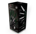 ZESTAW NOŻY W STOJAKU 8 EL. BERLINGER HAUS METALLIC LINE EMERALD BH-2463