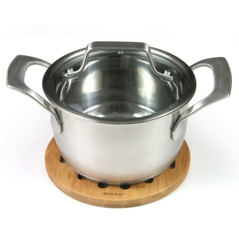 ZESTAW OKRĄGŁYCH PODSTAWEK Z BAMBUSA Ø17,5cm KiNGHOFF KH-1215 ZESTAW OKRĄGŁYCH PODSTAWEK Z BAMBUSA Ø17,5cm KiNGHOFF KH-1215