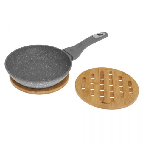 ZESTAW OKRĄGŁYCH PODSTAWEK Z BAMBUSA Ø17,5cm KiNGHOFF KH-1215 ZESTAW OKRĄGŁYCH PODSTAWEK Z BAMBUSA Ø17,5cm KiNGHOFF KH-1215