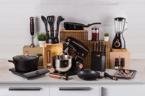ZESTAW PATELNI 3-EL. 20/24/28cm BERLINGER HAUS BLACK ROSE BH-6156 ZESTAW PATELNI 3-EL. 20/24/28cm BERLINGER HAUS BLACK ROSE BH-6156