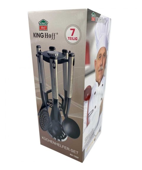 ZESTAW PRZYBORÓW KUCHENNYCH 7 ELE KINGHOFF KH-1569 ZESTAW PRZYBORÓW KUCHENNYCH 7 ELE KINGHOFF KH-1569