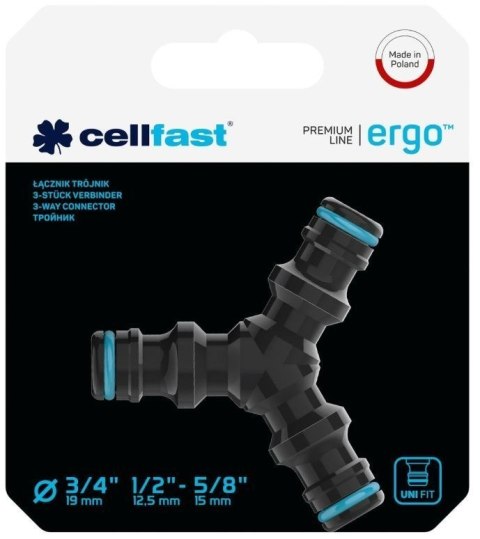 Łącznik Trójnik ERGO Cellfast Łącznik Trójnik ERGO Cellfast