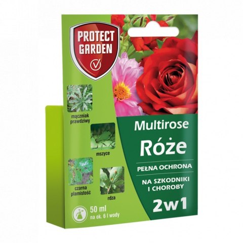 Multirose 2w1 Środek na Mszyce i Choroby Grzybowe 50 ml Protect Garden (R) Multirose 2w1 Środek na Mszyce i Choroby Grzybowe 50 ml Protect Garden (R)