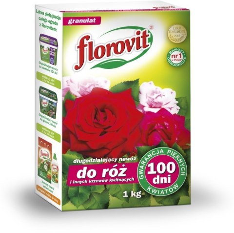 Nawóz 100 Dni do Róż i Innych Krzewów 1kg Florovit Nawóz 100 Dni do Róż i Innych Krzewów 1kg Florovit