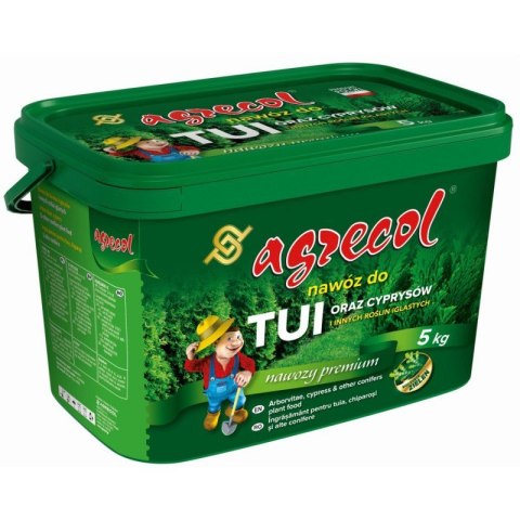 Nawóz Granulowany do Tui i Cyprysów 5kg Agrecol Nawóz Granulowany do Tui i Cyprysów 5kg Agrecol