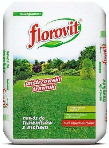 Nawóz Mech-Żelazo do Trawnika z Mchem 25kg Florovit Nawóz Mech-Żelazo do Trawnika z Mchem 25kg Florovit