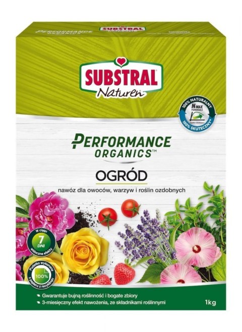 Nawóz Organiczny Substral Performance Organics Ogród 1kg Nawóz Organiczny Substral Performance Organics Ogród 1kg