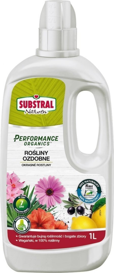 Nawóz Organiczny Substral Permormance Organics Rośliny Ozdobne 1l Nawóz Organiczny Substral Permormance Organics Rośliny Ozdobne 1l