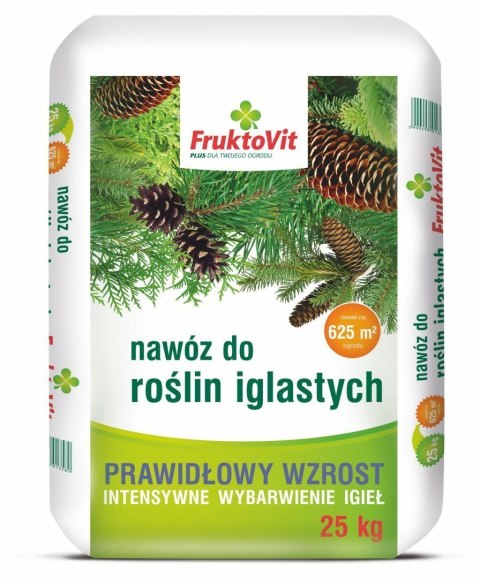 Nawóz do Iglaków 25kg FruktoVit Plus Nawóz do Iglaków 25kg FruktoVit Plus