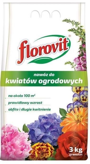 Nawóz do Kwiatów Ogrodowych 3kg Florovit Nawóz do Kwiatów Ogrodowych 3kg Florovit